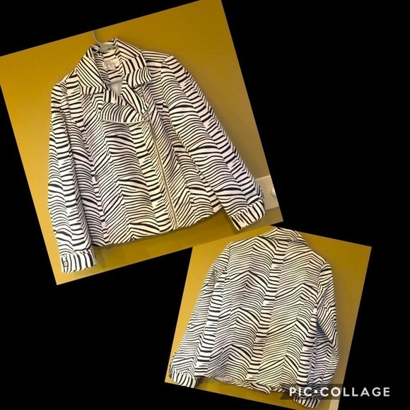 Erin London Zebra Jacket - Picture 1 of 5